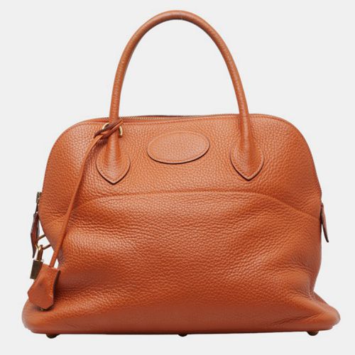 Leather Clemence Bolide 31 Bag - Hermes - Modalova