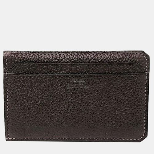 Togo Leather City 4CC Card Holder - Hermes - Modalova