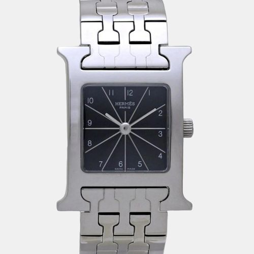 Stainless Steel H Collection Quartz Women's Wristwatch 21 mm - Hermes - Modalova