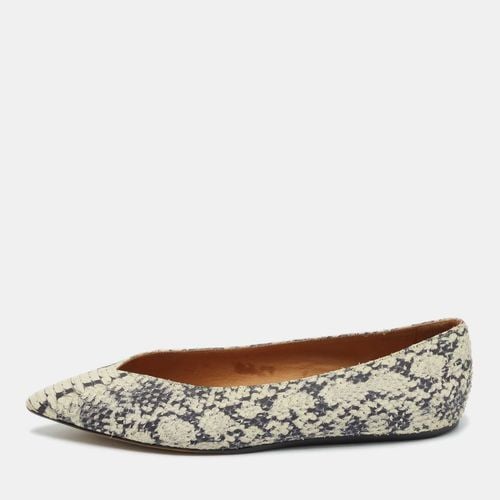 Python Embossed Leather Ballet Flats Size 39 - Isabel Marant - Modalova