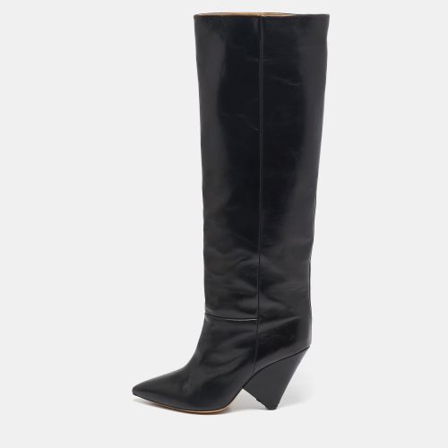 Leather Knee Length Boots Size 41 - Isabel Marant - Modalova