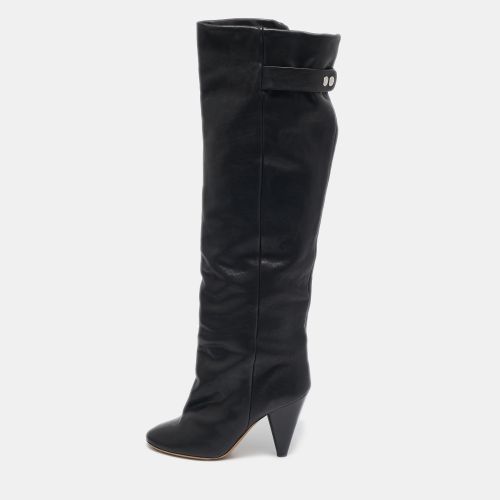 Leather Knee Length Boots Size 38 - Isabel Marant - Modalova