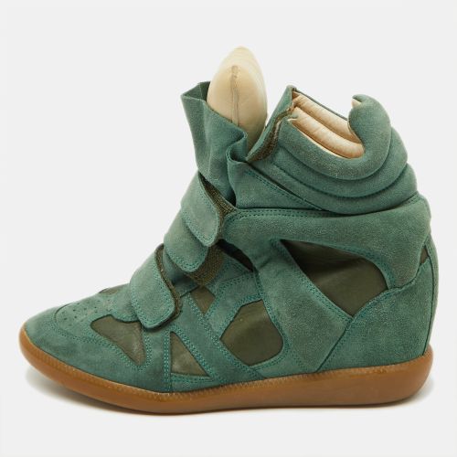 Suede and Leather Bekett Wedge Sneakers Size 41 - Isabel Marant - Modalova