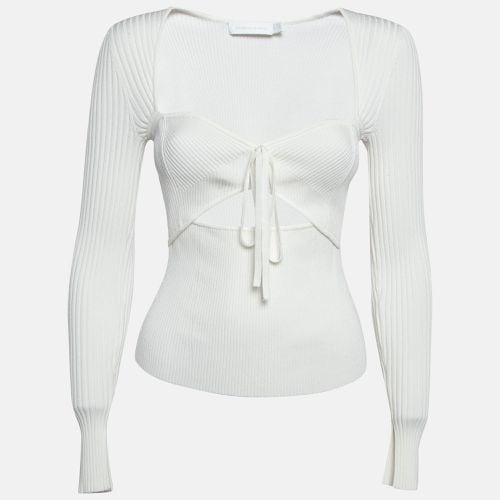 Rib Knit Cut-Out Alexia Top S - Jonathan Simkhai - Modalova