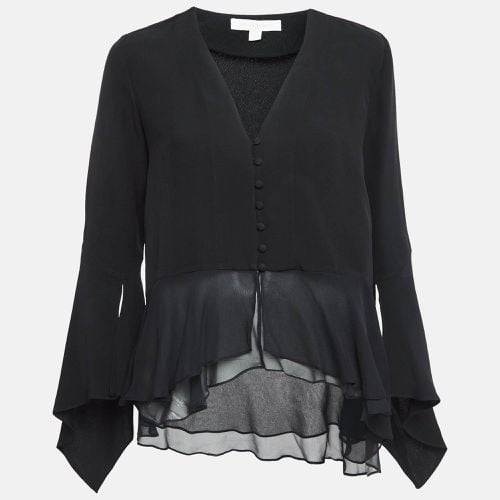 Silk Ruffled Top S - Jonathan Simkhai - Modalova