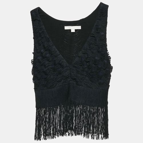 Jersey Fringed Sleeveless Top XS - Jonathan Simkhai - Modalova