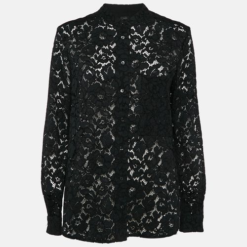 Floral Lace Button Front Blouse M - Joseph - Modalova