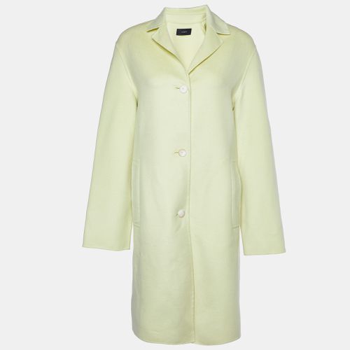 Lime Wool & Silk Caia Short Coat XS - Joseph - Modalova