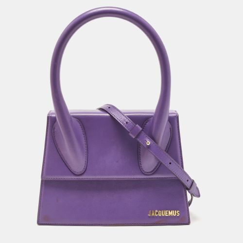 Leather Grand Le Chiquito Top Handle Bag - Jacquemus - Modalova