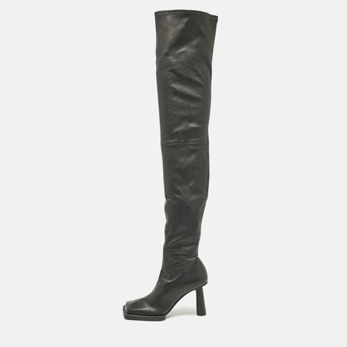 Leather Carré Ronds Over The Knee Boots Size 36 - Jacquemus - Modalova