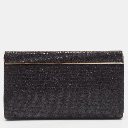 Fabric and Glitter Frame Clutch - Jimmy Choo - Modalova