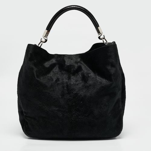 Calfhair and Patent Leather Roady Hobo - Jimmy Choo - Modalova