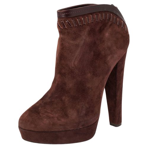 Suede Back Zipper Ankle Boots Size 37 - Jimmy Choo - Modalova