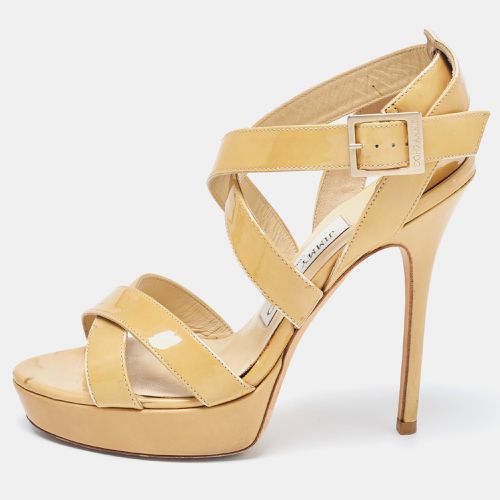 Patent Leather Vamp Ankle Strap Sandals Size 37 - Jimmy Choo - Modalova