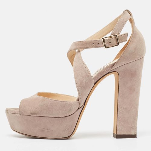 Suede April Platform Sandals Size 36 - Jimmy Choo - Modalova