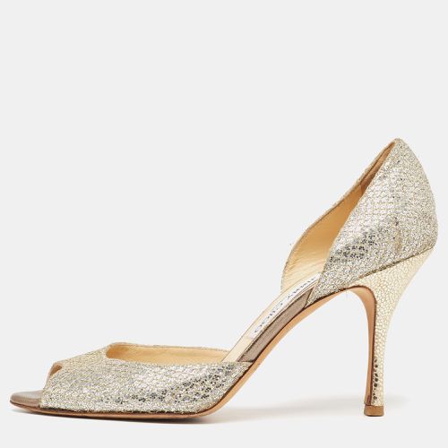 Silver Glitter Logan Pumps Size 40 - Jimmy Choo - Modalova