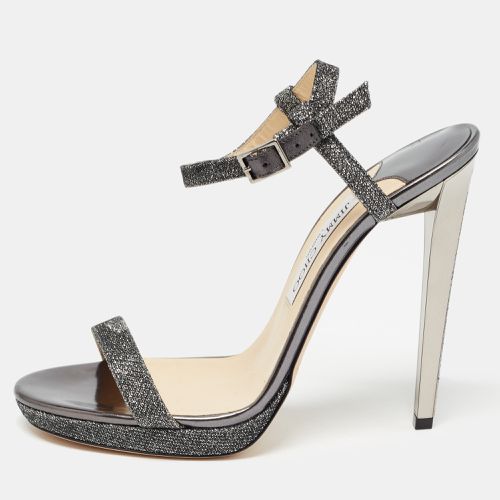 Glitter Fabric Claudette Sandals Size 40.5 - Jimmy Choo - Modalova