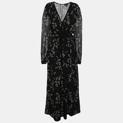 Combat Eagle Printed Viscose Maxi Dress M - Just Cavalli - Modalova