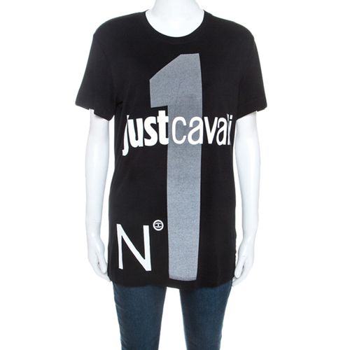 Logo Print Jersey Oversized T-shirt XXS - Just Cavalli - Modalova