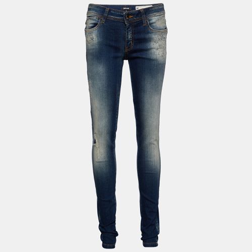 Denim Skinny Leg Distressed Jeans M - Just Cavalli - Modalova