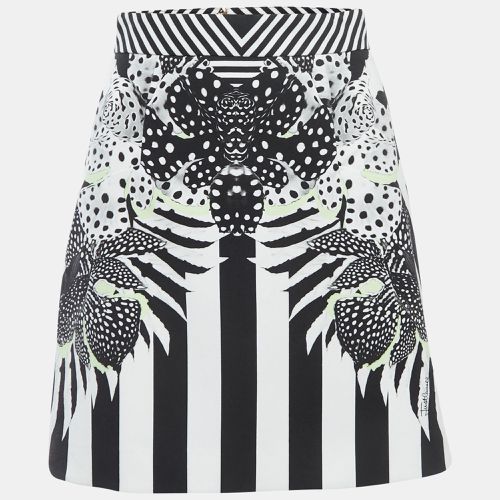 Printed Crepe Mini Skirt S - Just Cavalli - Modalova