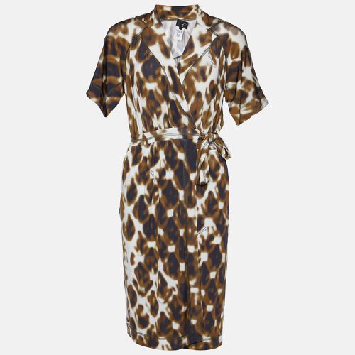 Printed Jersey Wrap Dress S - Just Cavalli - Modalova