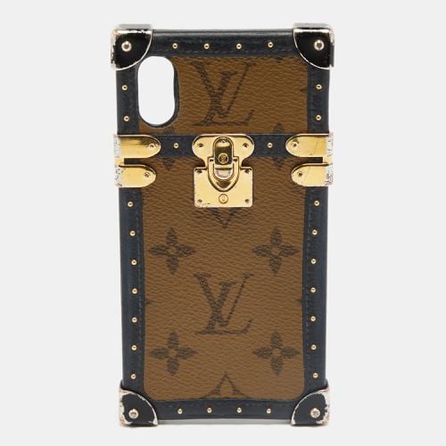 Reverse Monogram Eye-Trunk iPhone X Case - Louis Vuitton - Modalova