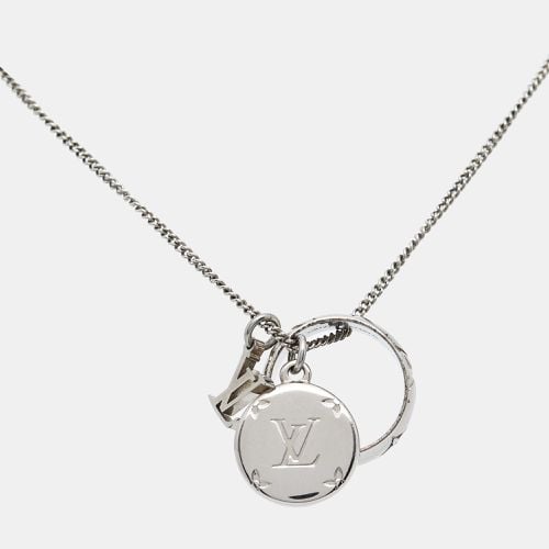 Monogram Ring Pendant Tone Charms Necklace - Louis Vuitton - Modalova