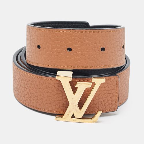 Brown Leather LV Initiales Reversible Belt 80 CM - Louis Vuitton - Modalova