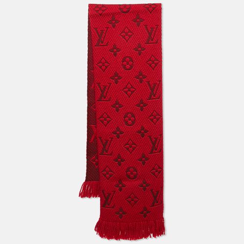 Wool & Silk Jacquard Logomania Shawl - Louis Vuitton - Modalova