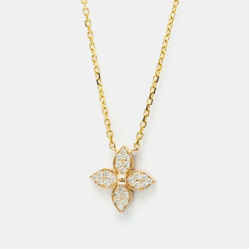 Star Blossom Diamond Necklace Gold 18K Pendant Necklace - Louis Vuitton - Modalova