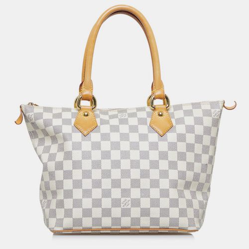 Canvas Damier Azur Saleya PM Handbag - Louis Vuitton - Modalova