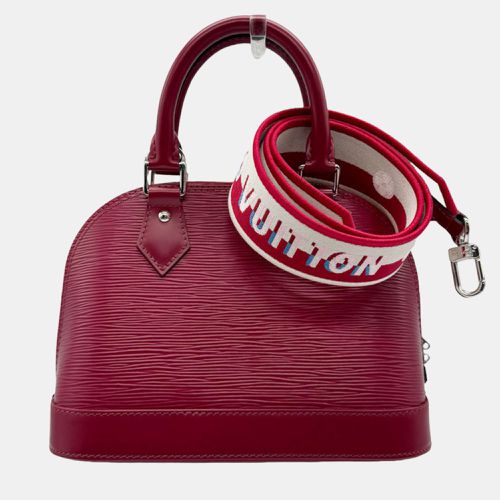 Raspberry Epi Leather Jacquard Alma BB Satchel Bag - Louis Vuitton - Modalova