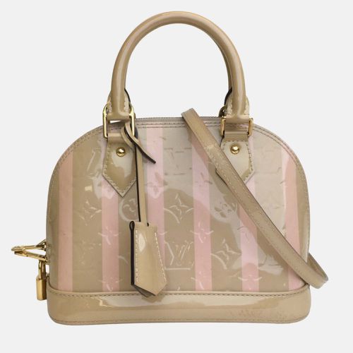 Monogram Vernis Leather Rayures Alma BB Satchel - Louis Vuitton - Modalova