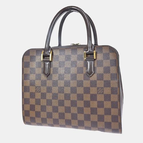 Canvas Damier Ebene Triana Satchel Bag - Louis Vuitton - Modalova