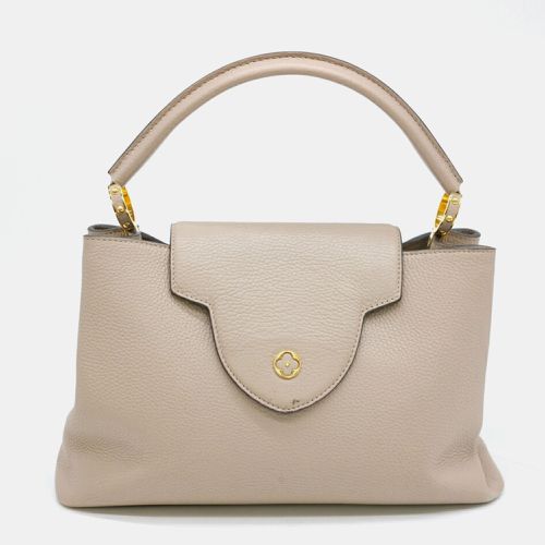 Leather MM Capucines Top Handle Bag - Louis Vuitton - Modalova