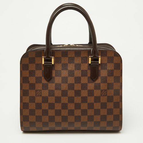 Damier Ebene Canvas and Leather Triana Bag - Louis Vuitton - Modalova