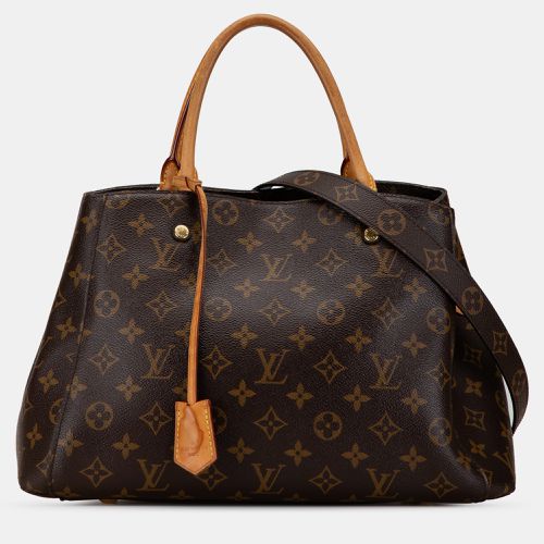 Monogram Canvas Montaigne MM Tote Bag - Louis Vuitton - Modalova