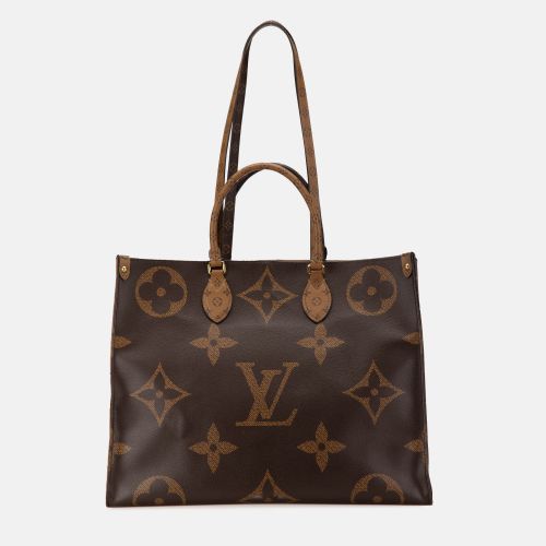 Canvas Monogram Reverse Giant Onthego Gm Bag - Louis Vuitton - Modalova