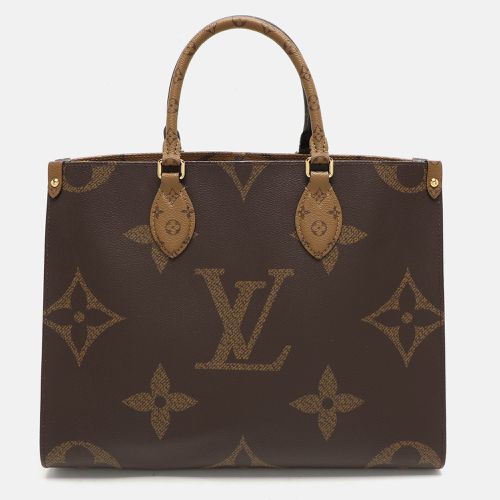 Reverse Monogram Canvas Giant Onthego MM Bag - Louis Vuitton - Modalova