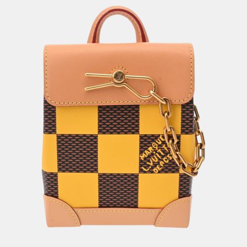 Yellow Canvas Damier Pop Nano Steamer Handbag - Louis Vuitton - Modalova