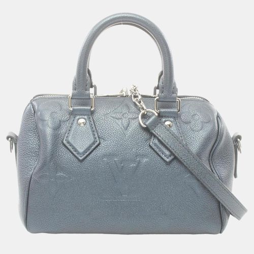 Navy Leather Speedy Bandouliere 20 Monogram Empreinte Handbag - Louis Vuitton - Modalova