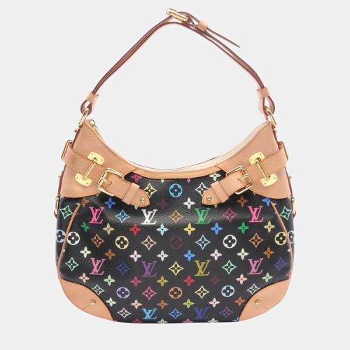 Coated Canvas Leather Greta Monogram Multicolor Noir Shoulder Bag - Louis Vuitton - Modalova