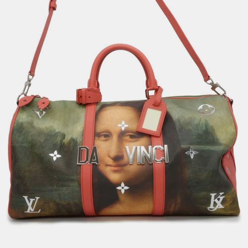 Keepall Bandouliere 50 Da Vinci Mona Lisa Boston Bag - Louis Vuitton - Modalova