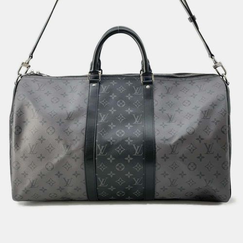 Monogram Eclipse Reverse Keepall Bandouliere 50 Boston Bag - Louis Vuitton - Modalova