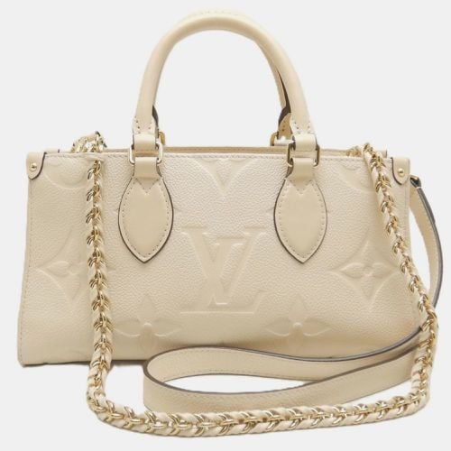 Creme Monogram Empreinte On the Go EW Handbag - Louis Vuitton - Modalova