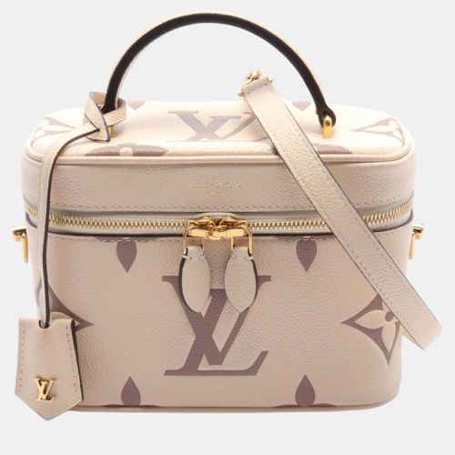 Brown Coated Canvas Leather Monogram Empreinte Vanity Pm Bicolor Handbag - Louis Vuitton - Modalova