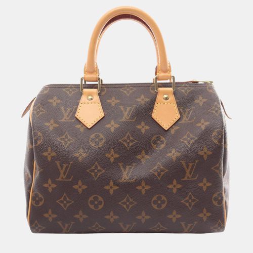 Coated Canvas Leather Monogram Speedy 25 Handbag - Louis Vuitton - Modalova