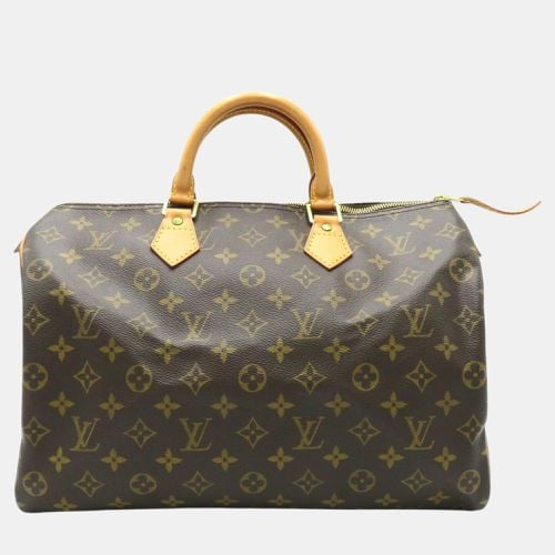 Coated Canvas Monogram Speedy 35 Handbag - Louis Vuitton - Modalova