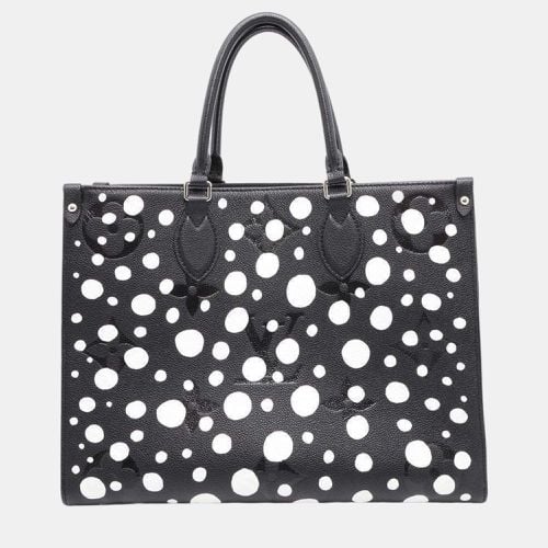 Noir/White Monogram Empreinte Leather Infinity Dot Onthego bag Size Mm - Louis Vuitton - Modalova